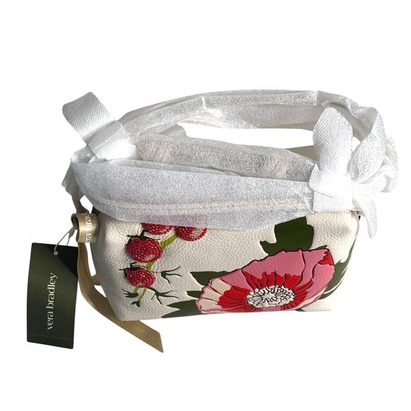 NWT Vera Bradley Blake crossbody Meadow Bouquet Cottage Cream bag - Picture 8 of 11